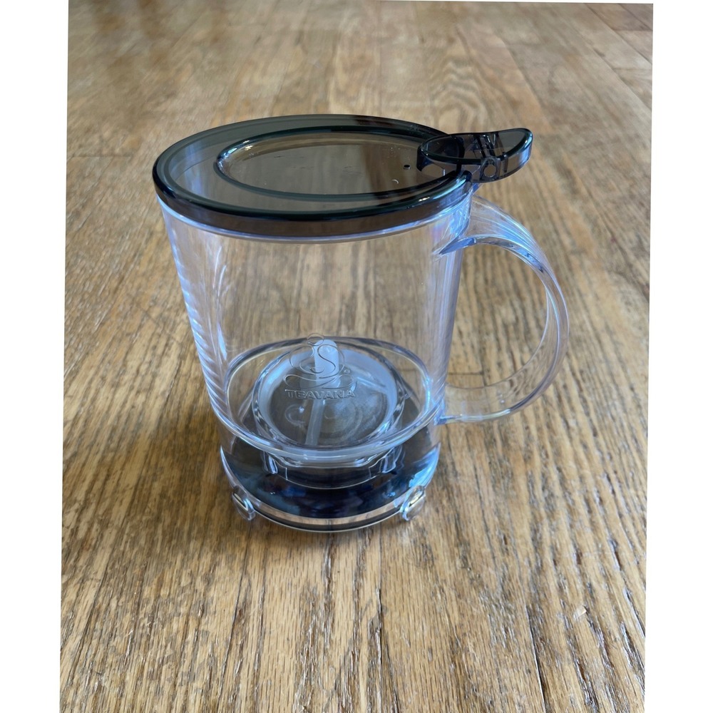 Teavana PerfecTea Maker Bottom Dispensing Loose Leaf Tea Infuser Clear 16oz